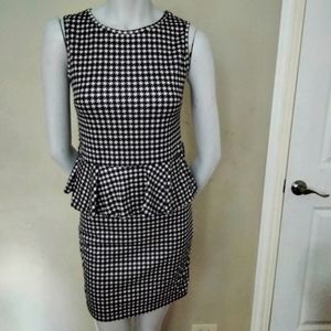 Peacocks Every Style Peplum sleeveless dress